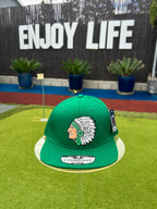 Cotton Flat Bill Snapback Hat