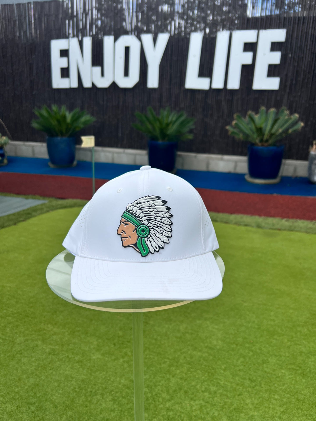 Cotton Flat Bill Snapback Hat