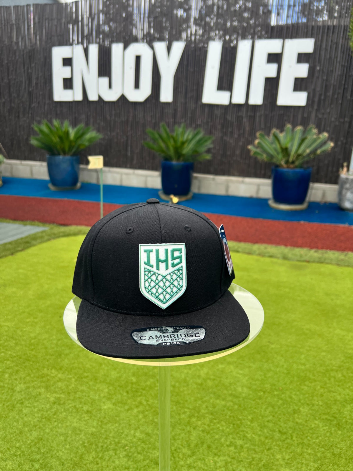 Cotton Flat Bill Snapback Hat